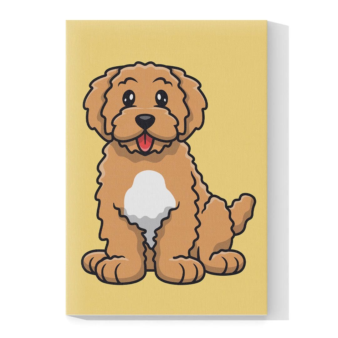 Cuadro Decorativo Dibujo de Perro Café #527 - Imagen 4