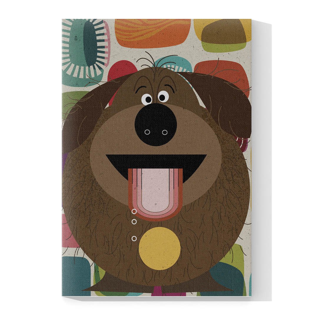 Cuadro Decorativo Dibujo de Perro Graciosos #540 - Imagen 4