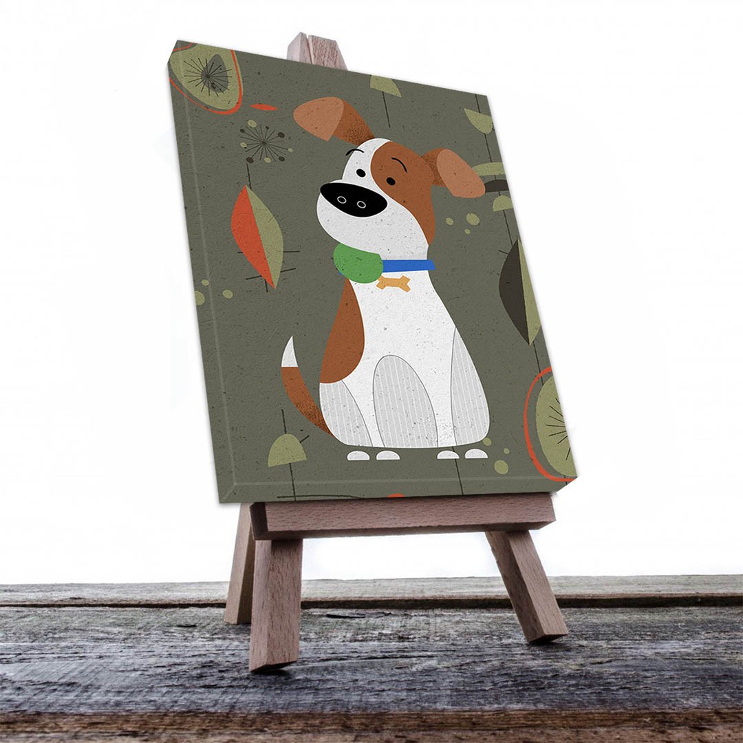 Cuadro Decorativo Dibujo de Perro Graciosos #541