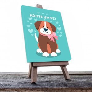 Cuadro Decorativo Dibujo de Adopta un Perro #551