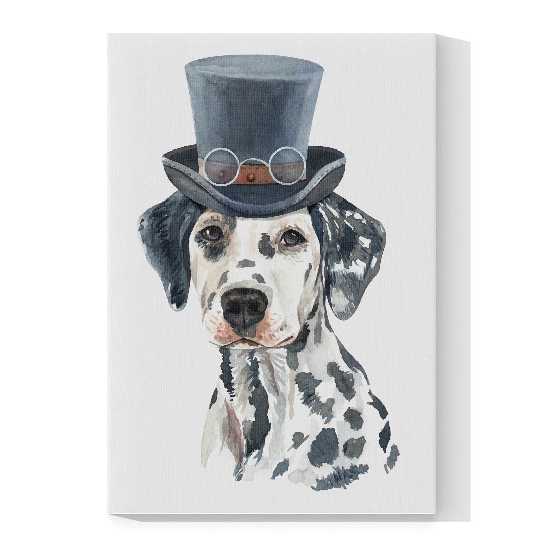 Cuadro Decorativo Dibujo de Dálmata con Sombrero #563 - Image 4