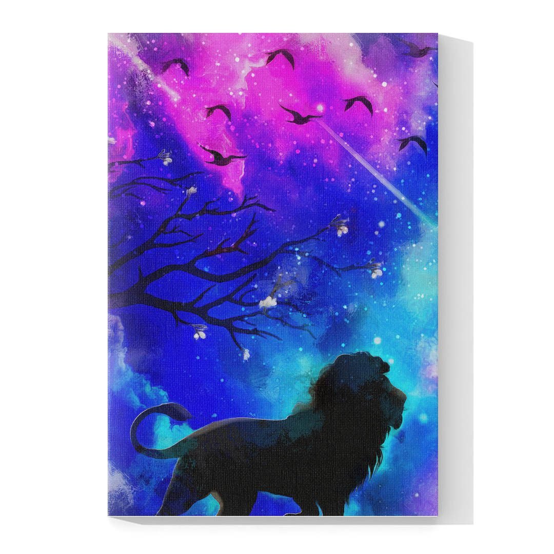 Set de 3 Cuadros Decorativos Holístico de León Místico - Imagen 2