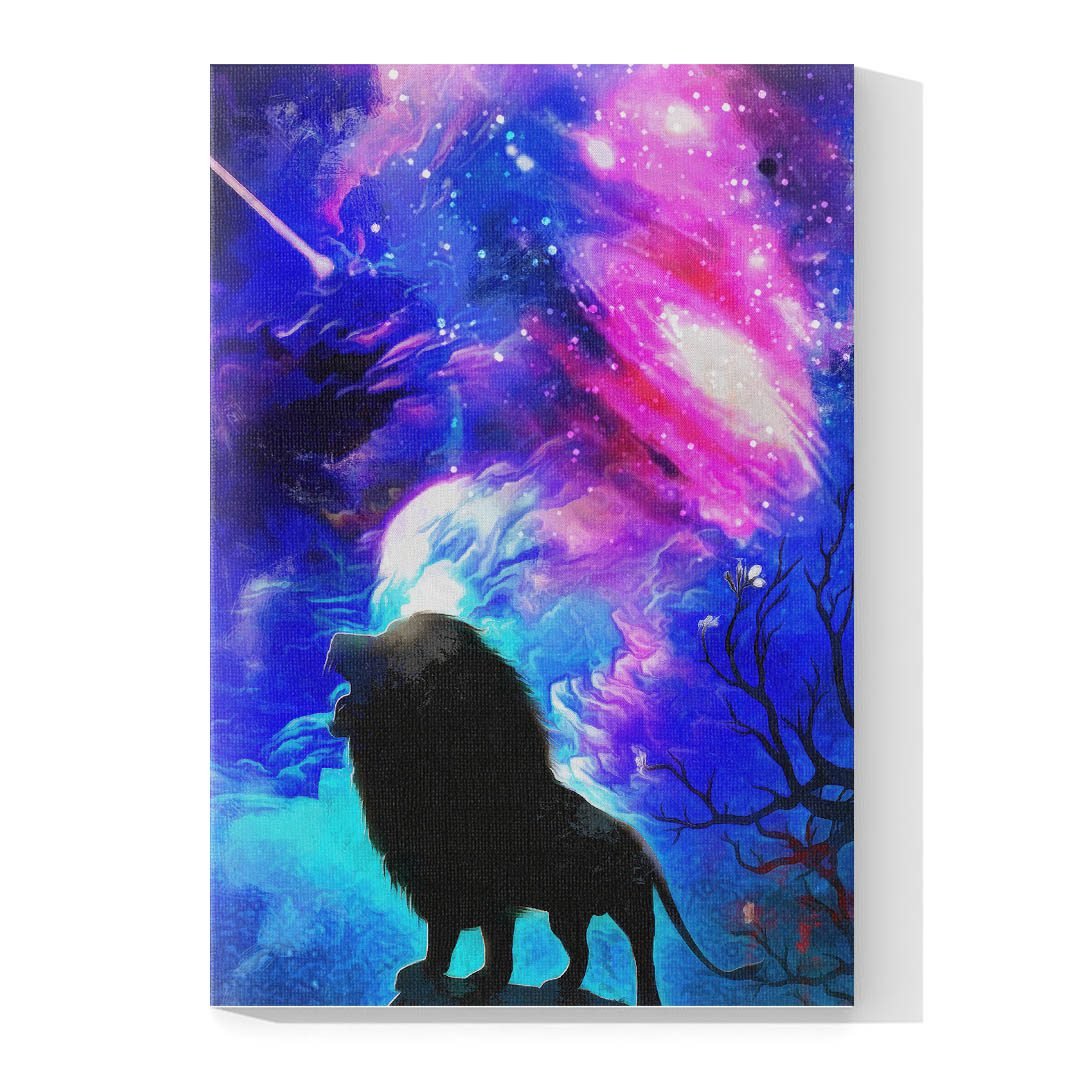 Set de 3 Cuadros Decorativos Holístico de León Místico - Imagen 4