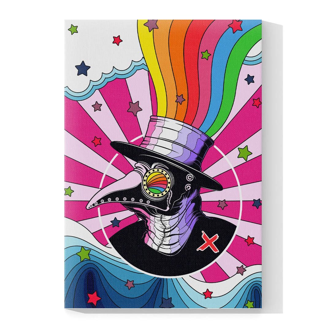 Set de 3 Cuadros Decorativos Psicodélicos - Image 3